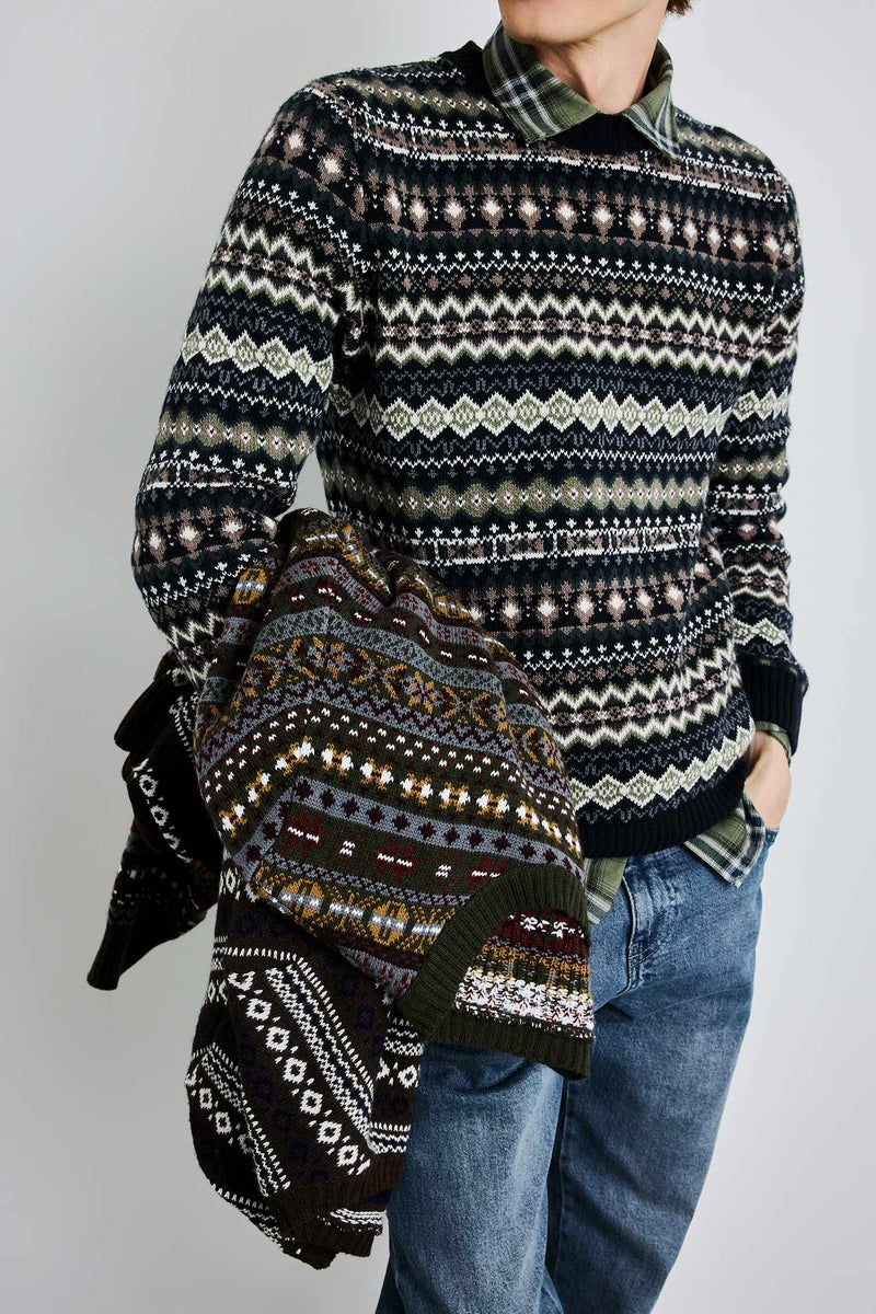 DeFacto Blue Man Standard Fit Knitwear Pullover Casual - Image 2